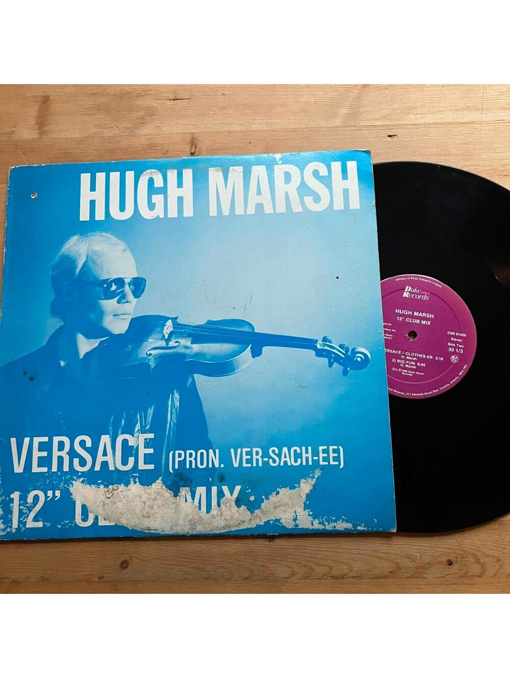 Hugh Marsh - 12" Club Mix 33rpm VG+ VR23
